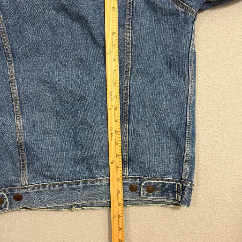 Levi's Denim Jacket Large Blue Trucker Jean Jacket 72334 Classic Casual Cotton